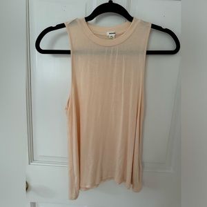 garage peach tank top size small